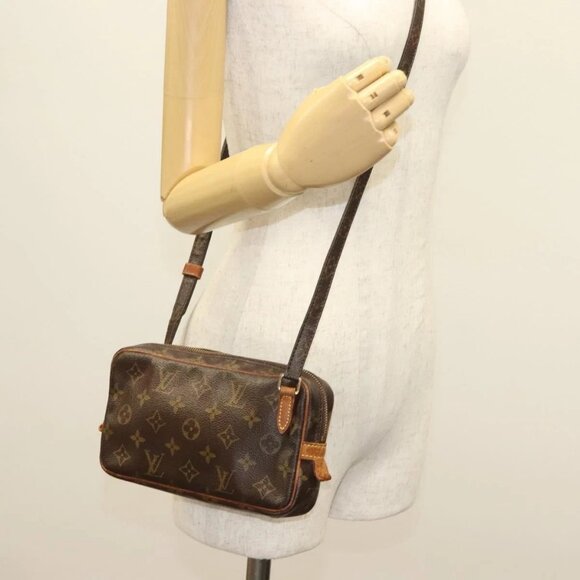 LOUIS VUITTON Monogram Marly Bandouliere Shoulder Bag - Picture 1 of 15